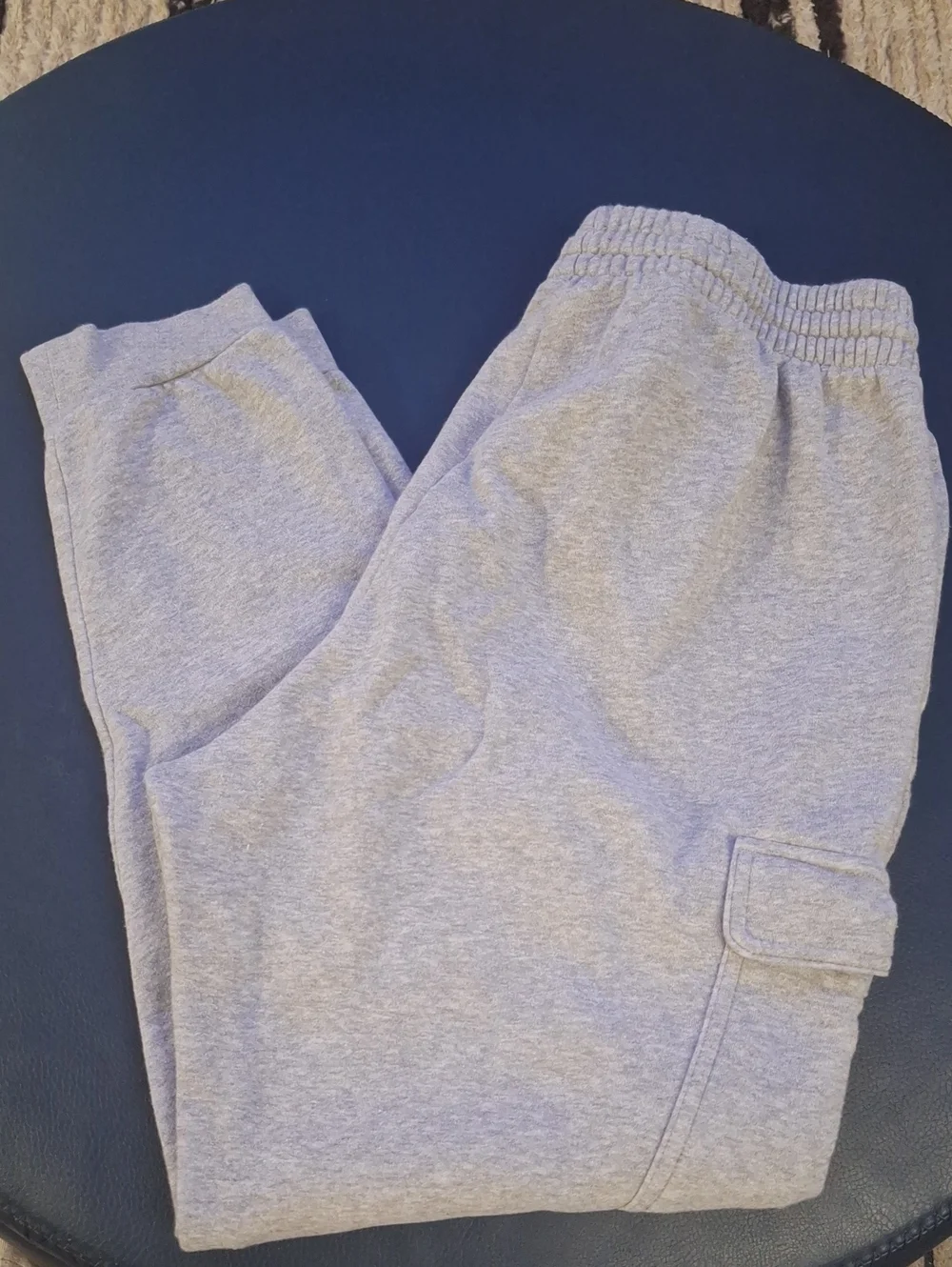 Adidas Essentials Tapered Cargo Sweatpants | Medium Grey Heather | XL